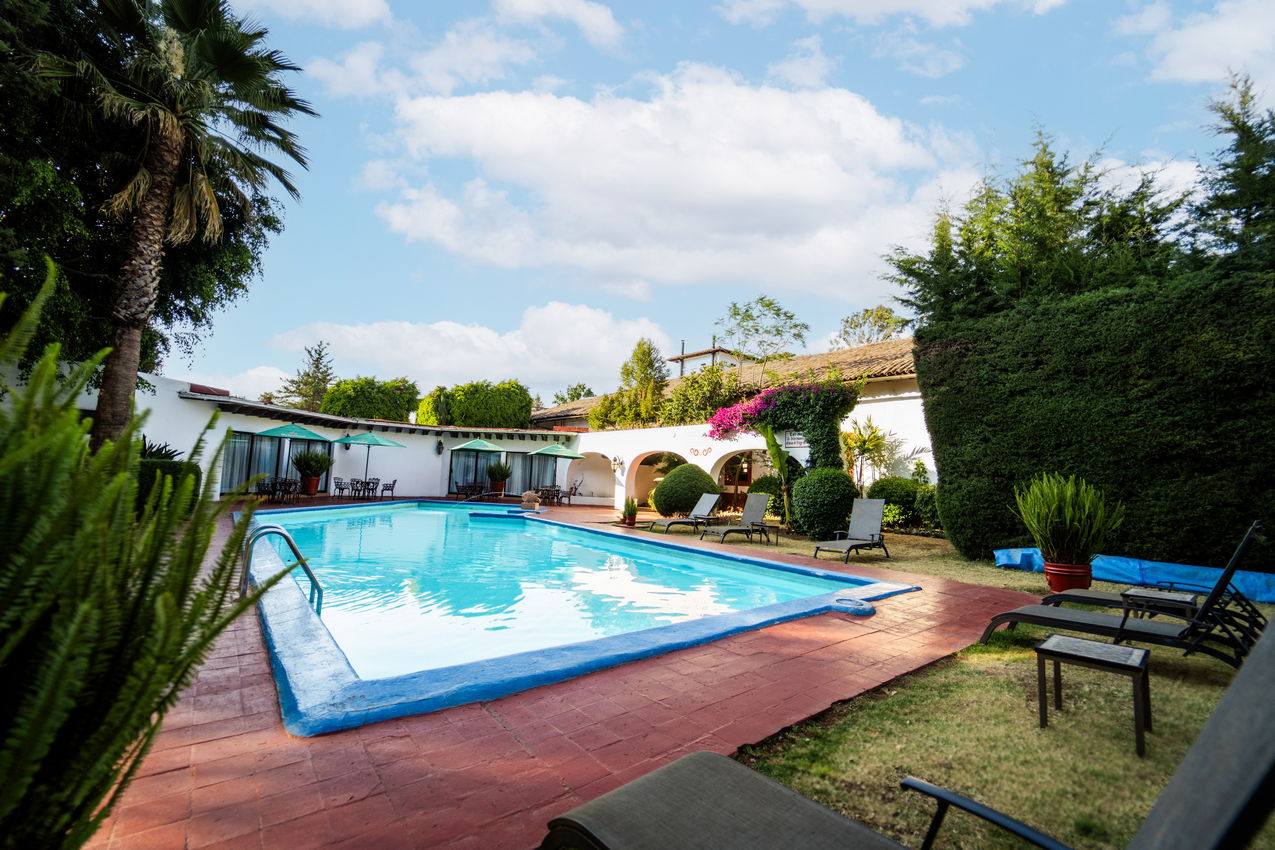 Alberca Hotel Best Western Posada de Don Vasco, Pátzcuaro Michoacán