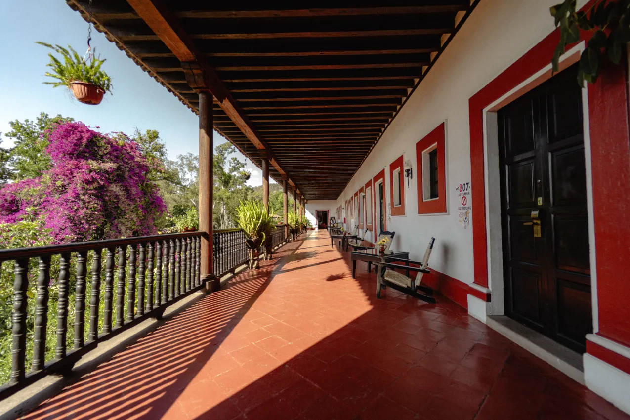 terraza best western posada de don vasco